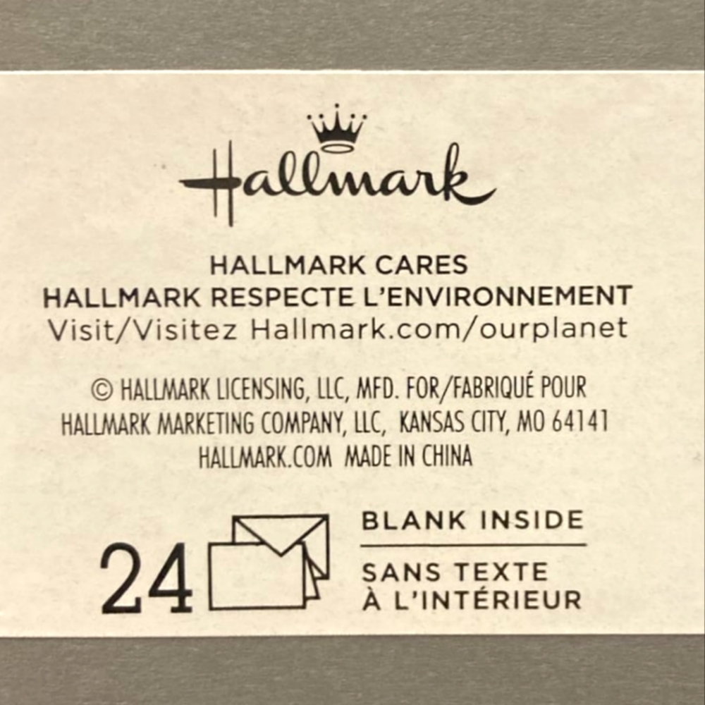 Hallmark Copper Feather Note Cards NWT - Picture 3 of 3